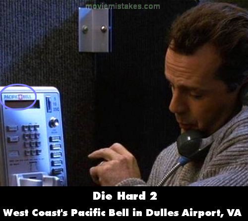 PacBell phone in Die Hard 2