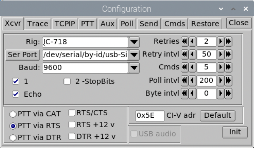 flrig xcvr